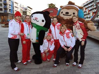 Российские спортсмены в олимпийской деревне Ванкувера. Фото (c)AFP