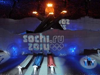 Презентация Сочи-2014 на закрытии Олимпиады в Ванкувере. Фото (c)AFP