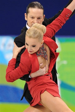Оксана Домнина и Максим Шабалин. Фото AFP</p><p>