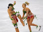 Оригинальный танец Оксаны Домниной и Максима Шабалина. Фото (c)AFP